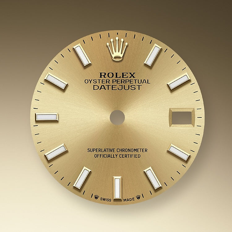 Rolex Lady-Datejust 28, Oystersteel and 18k Yellow Gold, Ref# 279383RBR-0002, Dial