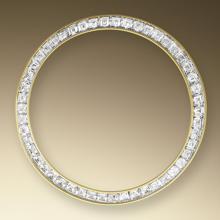 Rolex Day-Date, 40mm, 18k Yellow Gold and Diamonds, Ref# 228398tbr-0038, Bezel