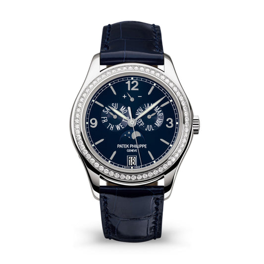 Patek Philippe Complication, 18k White Gold, 39mm, Annual Calendar / Moonphases Ref# 5147G-001