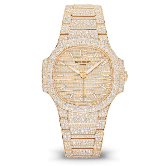 Patek Philippe Nautilus Haute Joaillerie Ladies Automatic Watch, 18K Rose Gold and Diamonds, 35,2mm, Ref# 7118/1450R-001