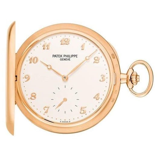 Patek Philippe Hunter-Case Pocket Watch, 18k Rose Gold, 48mm, Ref# 980R-001