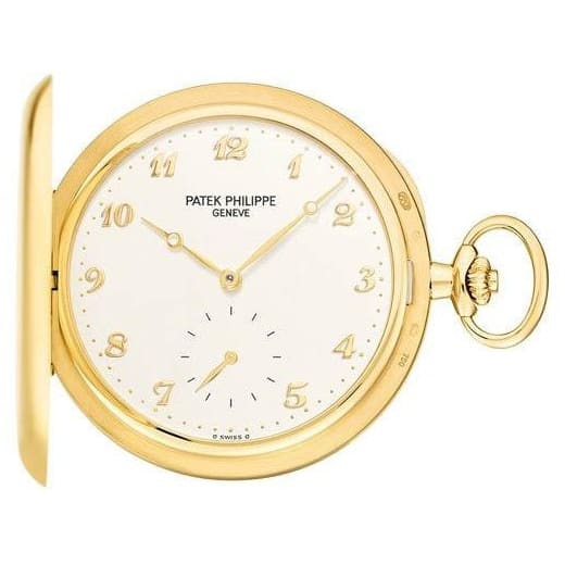 Patek Philippe Hunter-Case Pocket Watch, 18k Yellow Gold, 48mm, Ref# 980J-011