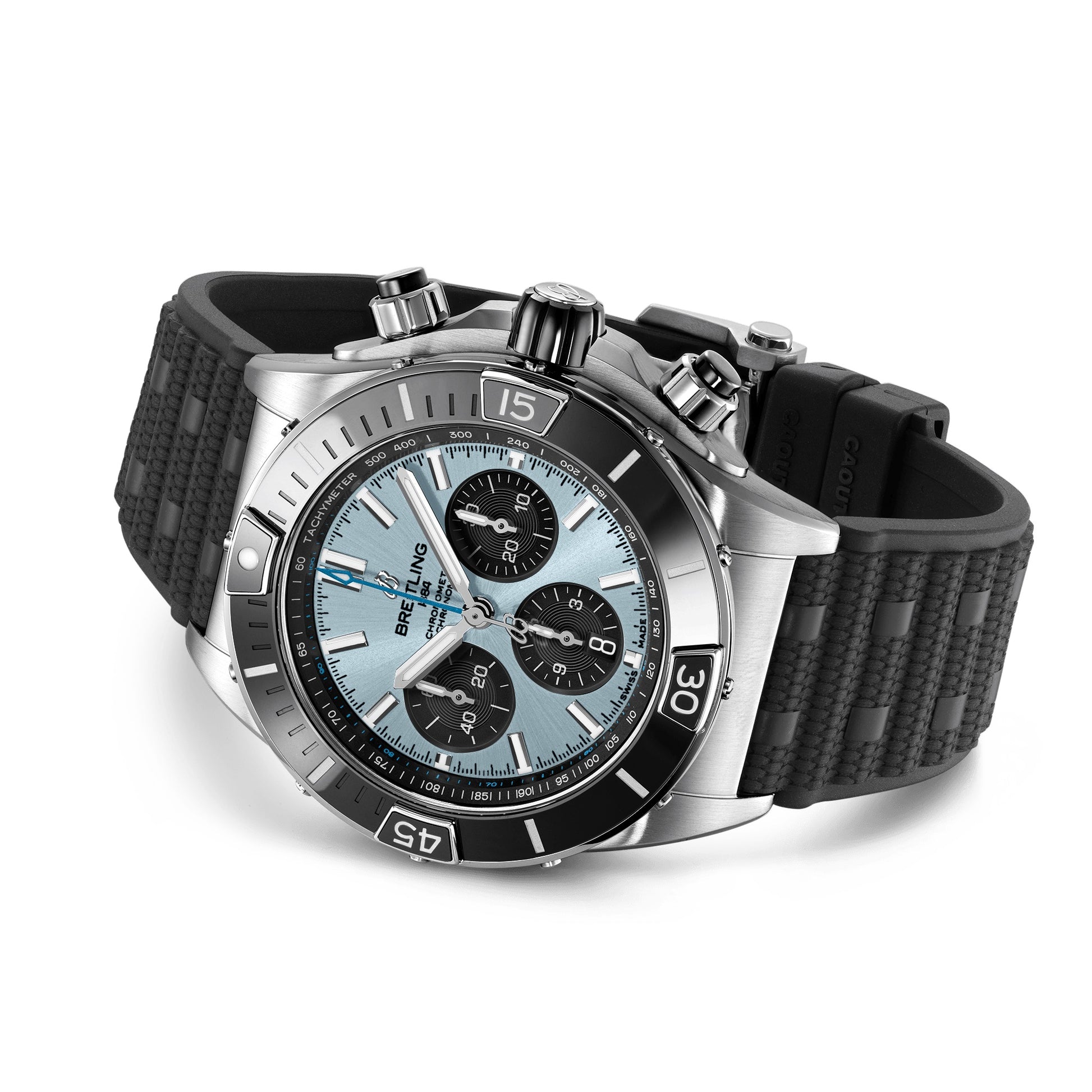 Side Breitling Super Chronomat B01 Ref# PB0136251C1S1