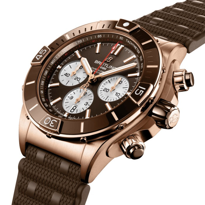 Dial Breitling Super Chronomat B01 44 18k Red Gold Ref# RB0136E31Q1S1