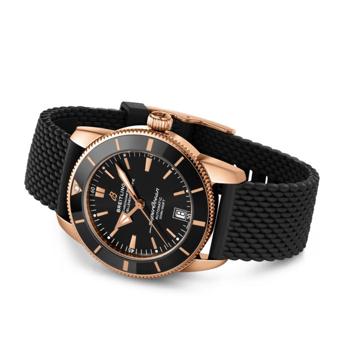 Side Breitling Superocean Heritage B20 Automatic 42 18k Red Gold Ref# RB2010121B1S1