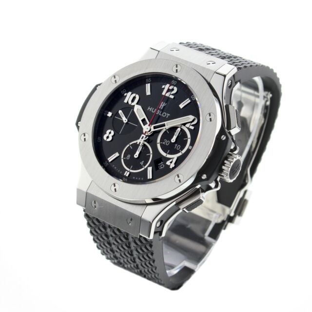 Hublot Big Bang, Original Steel Chronograph Automatic 44mm, Ref# 301.SX.130.RX, Crown