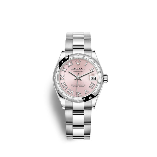 Rolex Datejust 31, Oystersteel, 18kt White Gold and diamonds, Ref# 278344RBR-0021