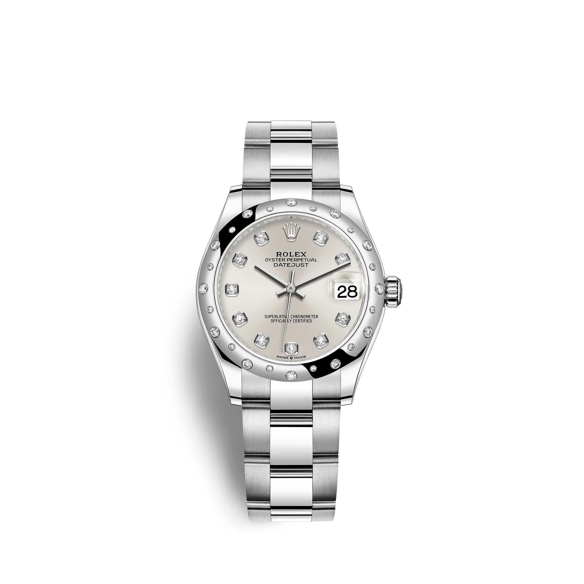 Datejust 31 oystersteel and white gold hot sale