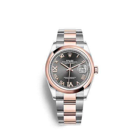 Rolex Datejust 36 Oystersteel and Everose gold Ref# 126201-0024