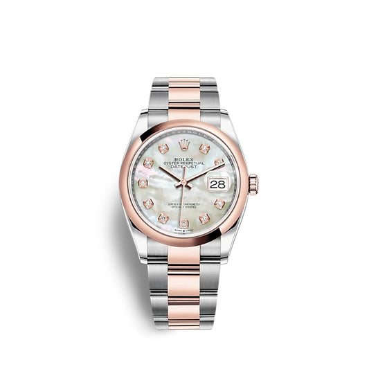 Rolex Datejust 36 Oystersteel and Everose gold Ref# 126201-0022