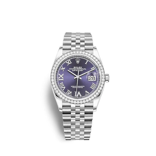 Rolex Datejust 36 Oystersteel and white gold Ref# 126284RBR-0013