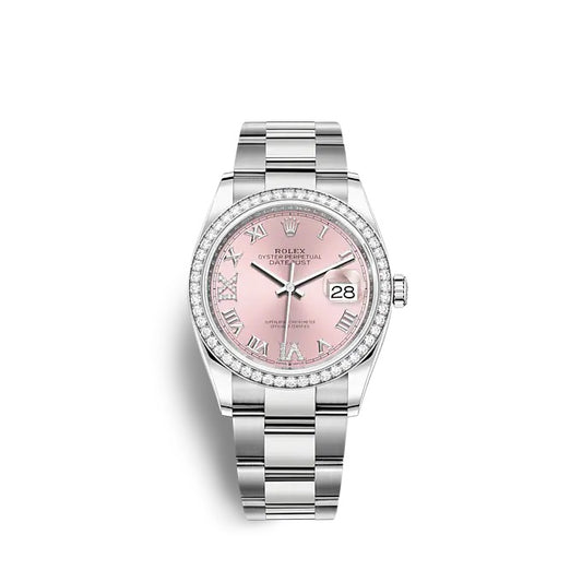 Rolex Datejust 36 Oystersteel and white gold Ref# 126284RBR-0024
