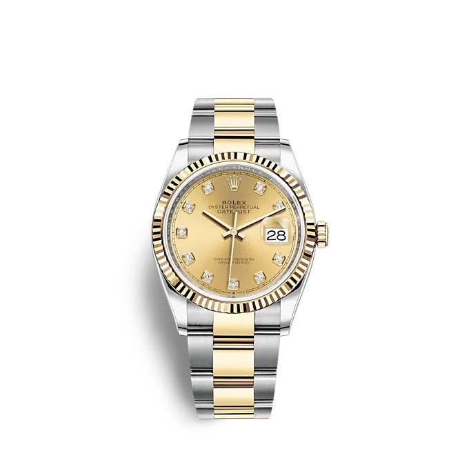 Rolex Datejust 36 Oystersteel and yellow gold Ref# 126233-0018
