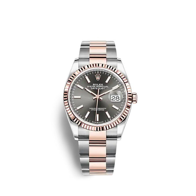 Rolex Datejust 36 Oystersteel and Everose gold Ref# 126231-0014