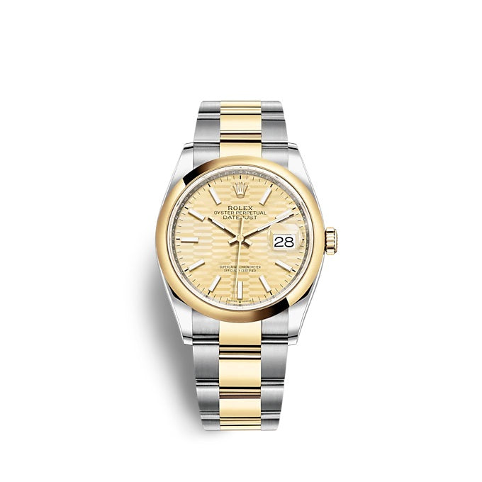 Rolex Datejust 36 Oystersteel and yellow gold Ref# 126203-0040