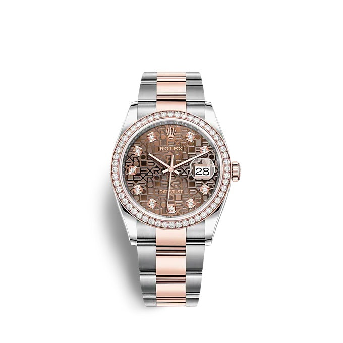 Rolex Datejust 36 Oystersteel and Everose gold Ref# 126281RBR-0014
