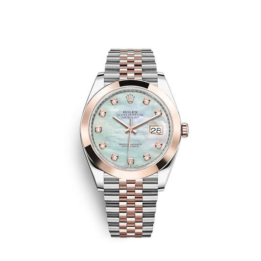 Rolex Datejust 41 Oystersteel and Everose gold Ref# 126301-0014