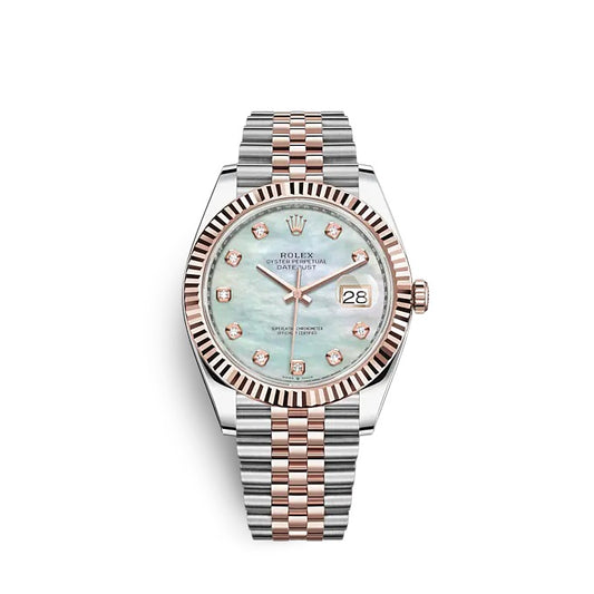 Rolex Datejust 41 Oystersteel and Everose gold Ref# 126331-0014