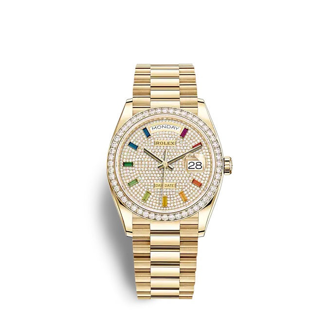Rolex Day-Date 36 Yellow gold Ref# 128348RBR-0030