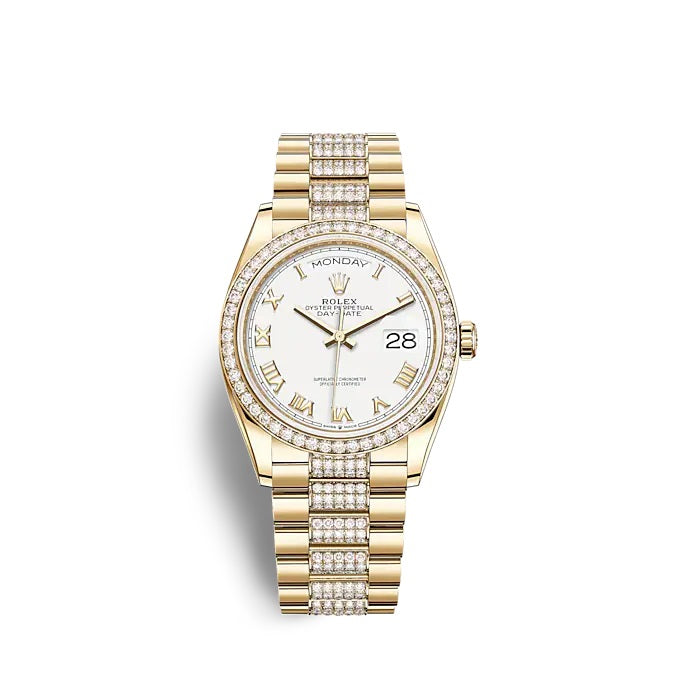 Rolex Day-Date 36 Yellow gold Ref# 128348RBR-0043