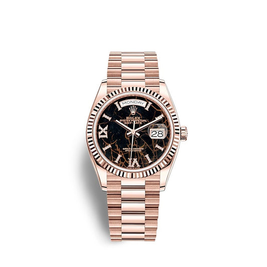 Rolex Day-Date 36 Everose gold Ref# 128235-0041