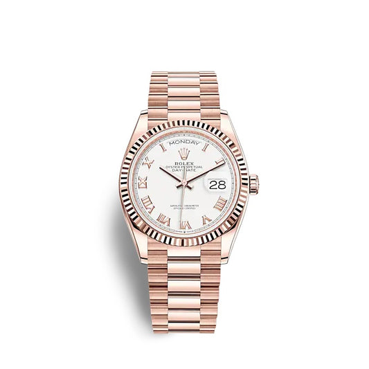 Rolex Day-Date 36 Everose gold Ref# 128235-0052