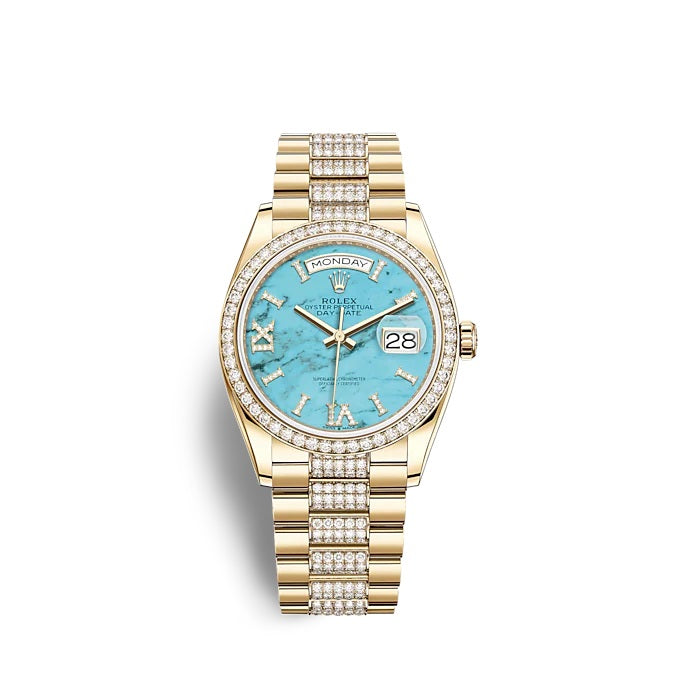 Rolex Day-Date 36 Yellow gold Ref# 128348RBR-0038