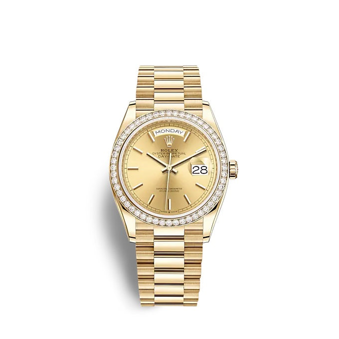 Rolex Day-Date 36 Yellow gold Ref# 128348RBR-0026