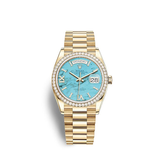 Rolex Day-Date 36 Yellow gold Ref# 128348RBR-0037