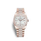 Rolex Day-Date 36 Everose gold Ref# 128345RBR-0030