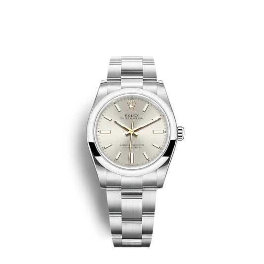 Rolex Oyster Perpetual 34 Oystersteel Ref# 124200-0001
