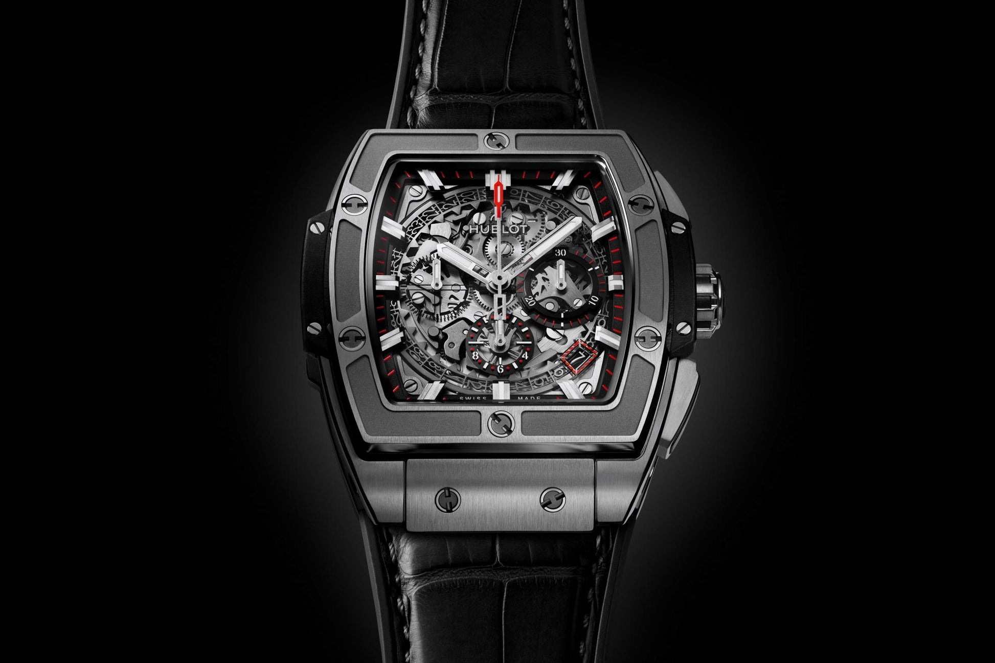 Hublot Spirit of Big Bang Titanium 45mm, Ref# 601.NX.0173.LR, Bezel