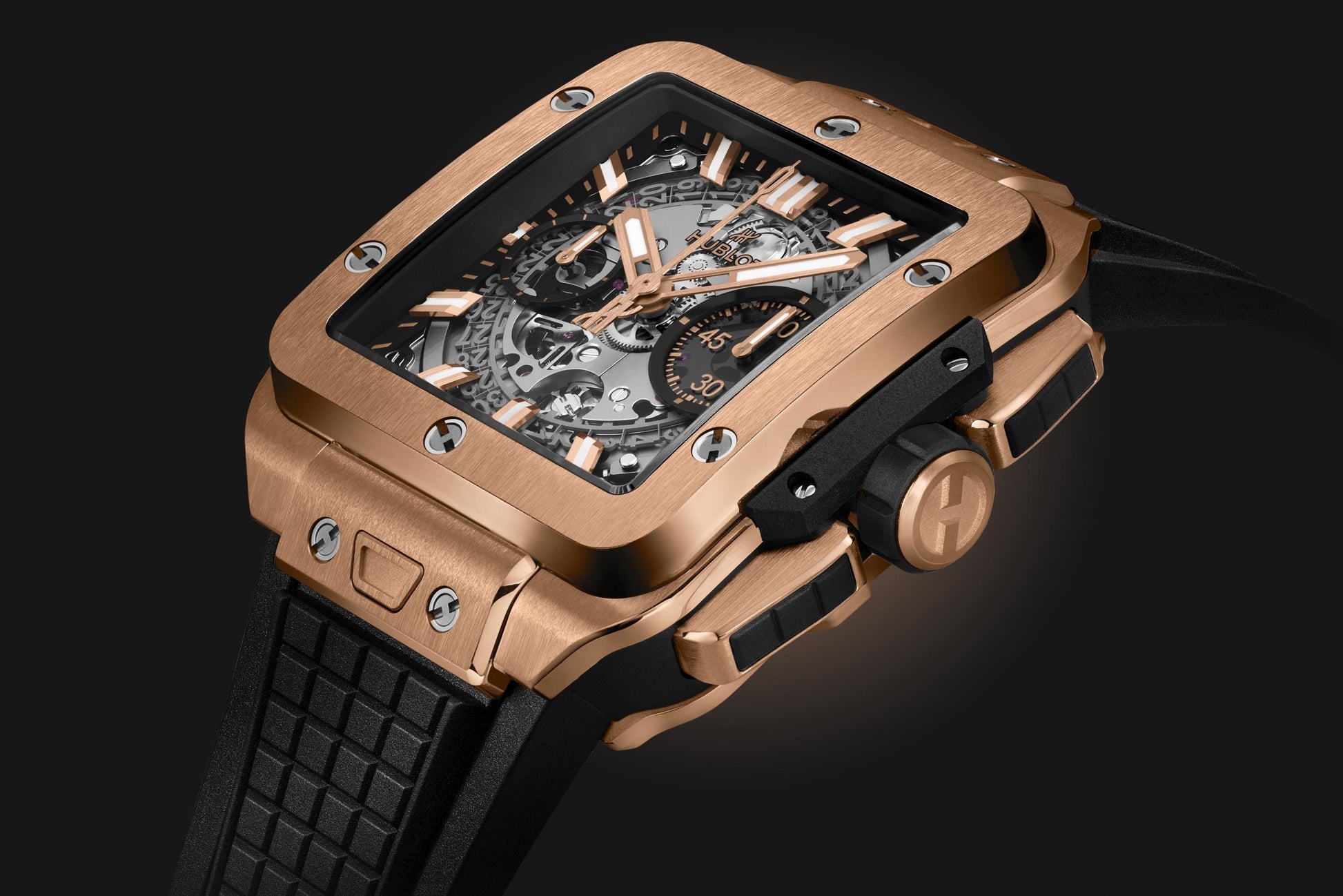 Hublot Watch Big Bang Unico King Gold Ceramic 42 mm, Black