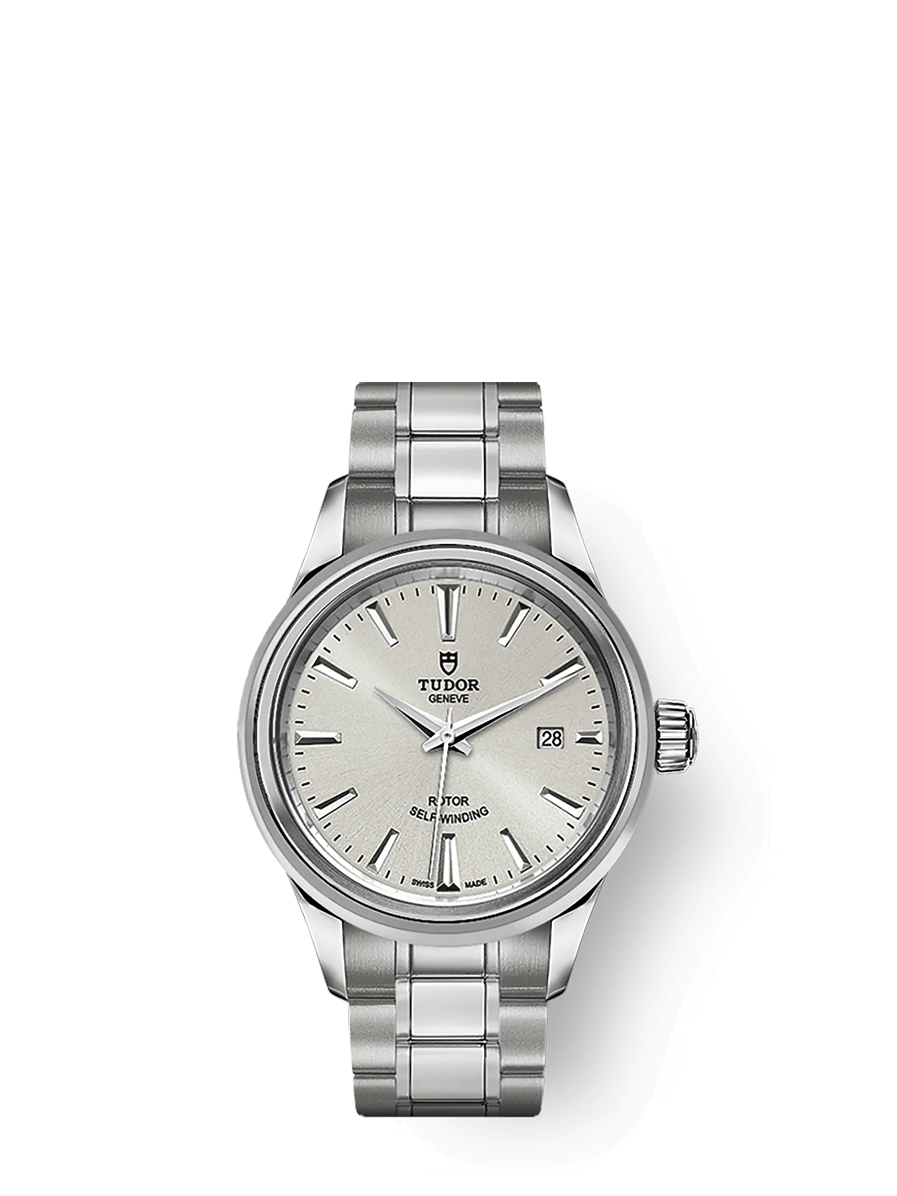 Tudor Style, Stainless Steel, 28mm, Ref# M12100-0001