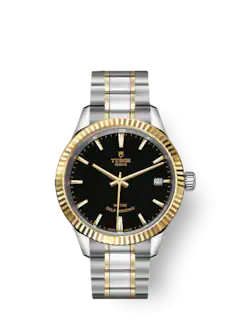 Tudor Style, Stainless Steel and Yellow Gold, 34mm, Ref# M12313-0005