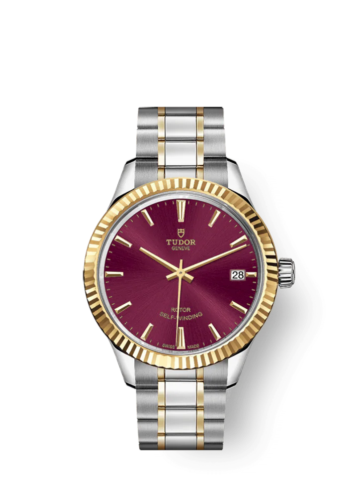 Tudor Style, Stainless Steel and Yellow Gold, 34mm, Ref# M12313-0013