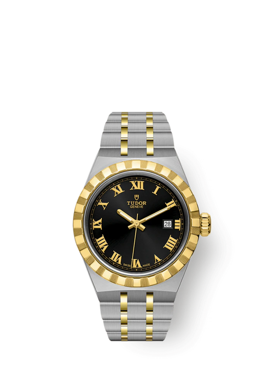 Tudor Royal, Stainless Steel and 18k Yellow Gold, 28mm, Ref# M28303-0003