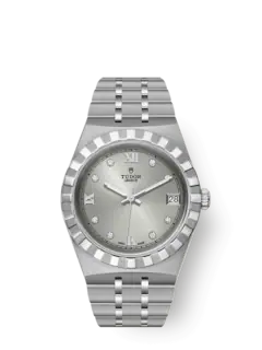 Tudor Royal, Stainless Steel and Diamond-set, 34mm, Ref# M28400-0002