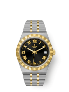 Tudor Royal, Stainless Steel and 18k Yellow Gold, 34mm, Ref# M28403-0003