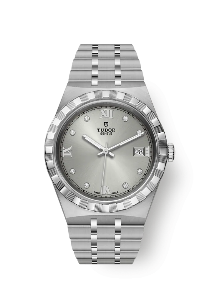 Tudor Royal, Stainless Steel and Diamond-set, 38mm, Ref# M28500-0002