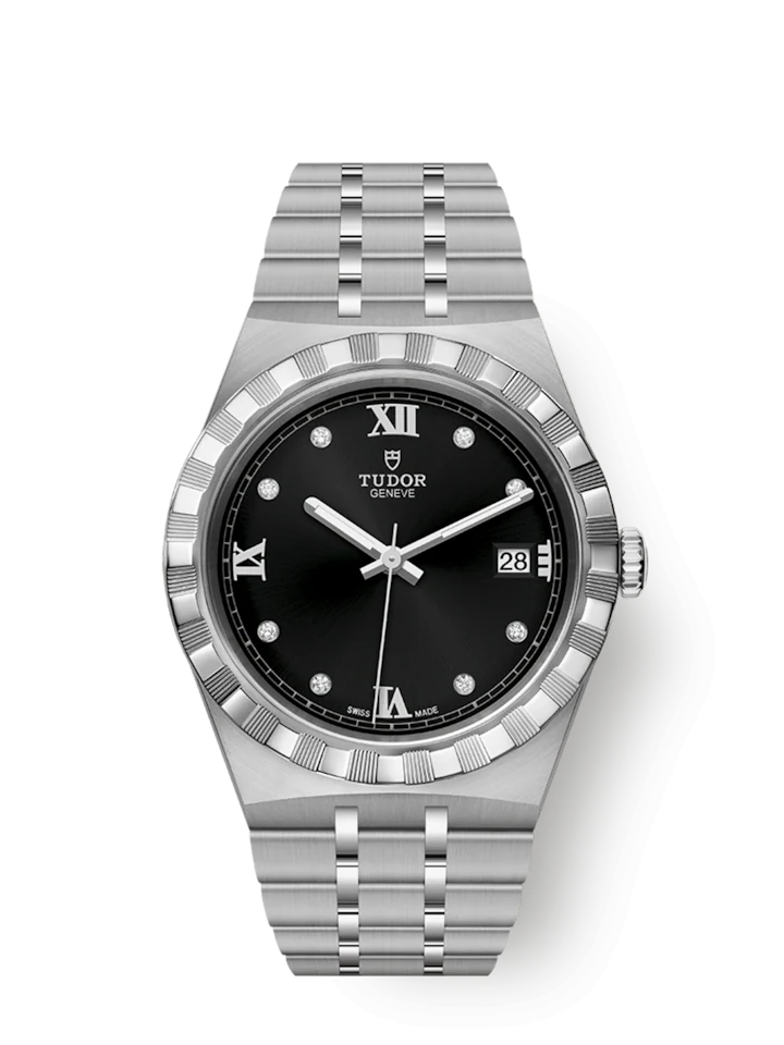 Tudor Royal, Stainless Steel and Diamond-set, 38mm, Ref# M28500-0004