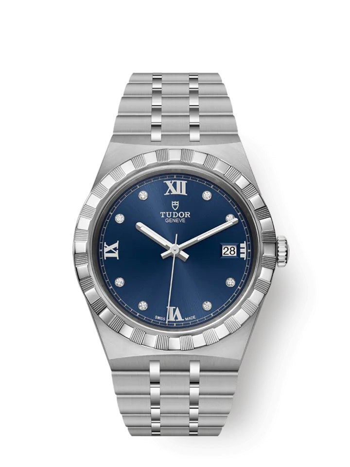 Tudor Royal, Stainless Steel and Diamond-set, 38mm, Ref# M28500-0006