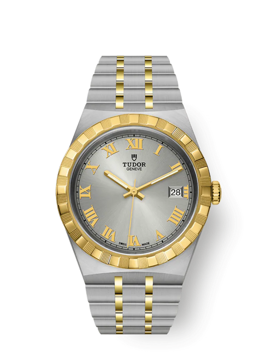 Tudor Royal, Stainless Steel and 18k Yellow Gold, 38mm, Ref# M28503-0001