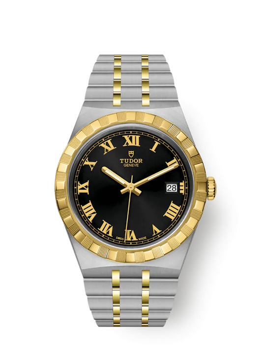 Tudor Royal, Stainless Steel and 18k Yellow Gold, 38mm, Ref# M28503-0006