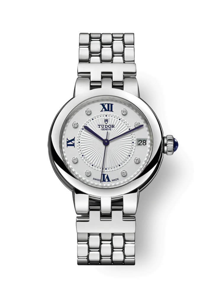 Tudor Ladies Clair De Rose, Stainless Steel with Diamond-set, 34mm, Ref# M35800-0004