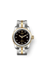 Tudor Glamour Date, Stainless Steel and 18k Yellow Gold with Diamond-set, 26mm, Ref# M51003-0007