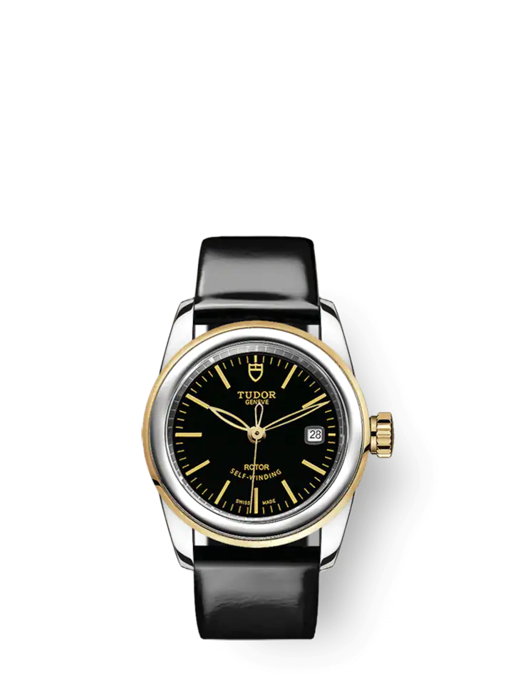 Tudor Glamour Date, Stainless Steel and 18k Yellow Gold, 26mm, Ref# M51003-0024