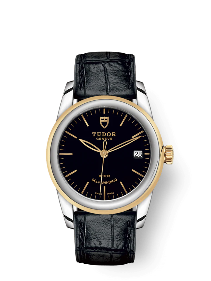 Tudor Glamour Date, Stainless Steel and 18k Yellow Gold, 36mm, Ref# M55003-0029