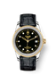 Tudor Glamour Date, Stainless Steel and 18k Yellow Gold with Diamond-set dial and Diamond-set bezel, 36mm, Ref# M55023-0046