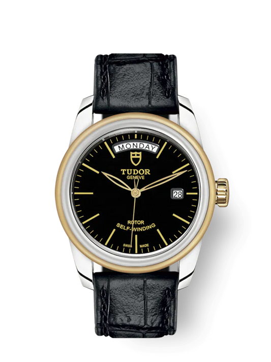 Tudor Glamour Date+Day, Stainless Steel and 18k Yellow Gold, 39mm, Ref# M56003-0040